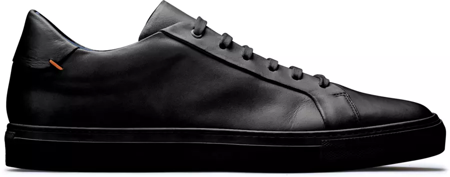 Sigmund-Low-top-leather-sneakers-side view